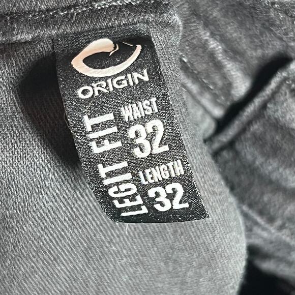 Origin Delta 68 Jeans Mens 32x32 Black Legit Fit Denim Workwear USA Made Jocko - Picture 4 of 9